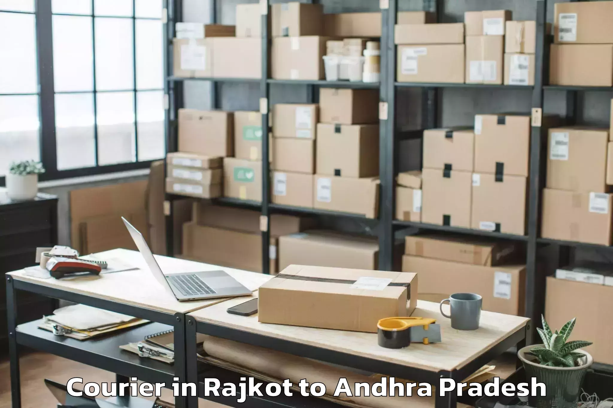 Leading Rajkot to Kanigiri Courier Provider